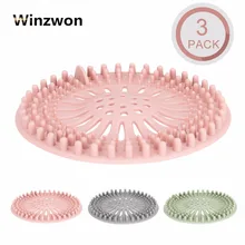 3 шт./компл. " кухонная сливная система TPR Силиконовый Ловец волос сетчатые фильтры для ванной Крышка для душа умывальник фильтры для раковины трап