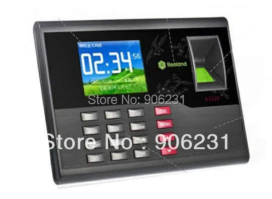

Free shipping!!2.8" Screen Realand AC121 Fingerprint Time Attendance RFID/PIN+TCP/IP,2000USER