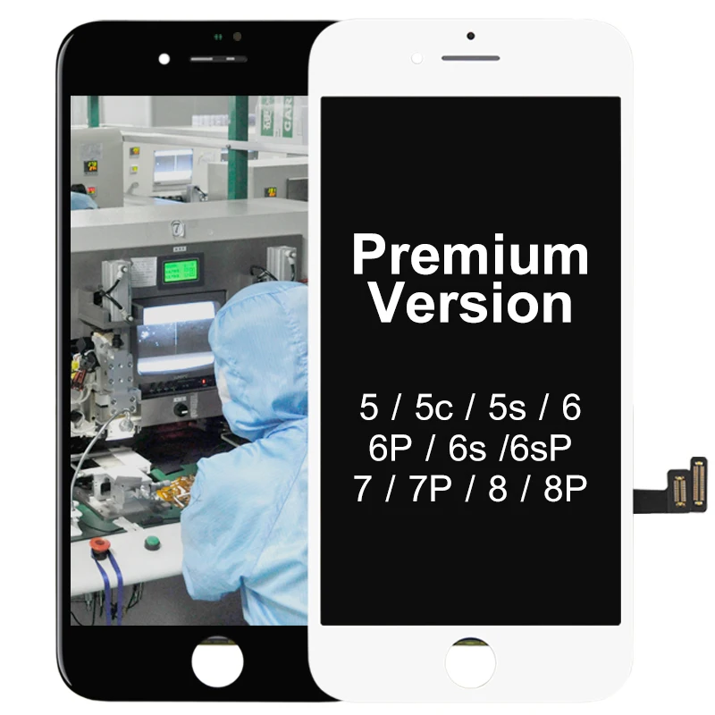 Отличное качество OEM для iPhone 5S SE 6 6Plus 6S Plus 7 7Plus 8 8Plus ЖК сенсорный экран в сборе