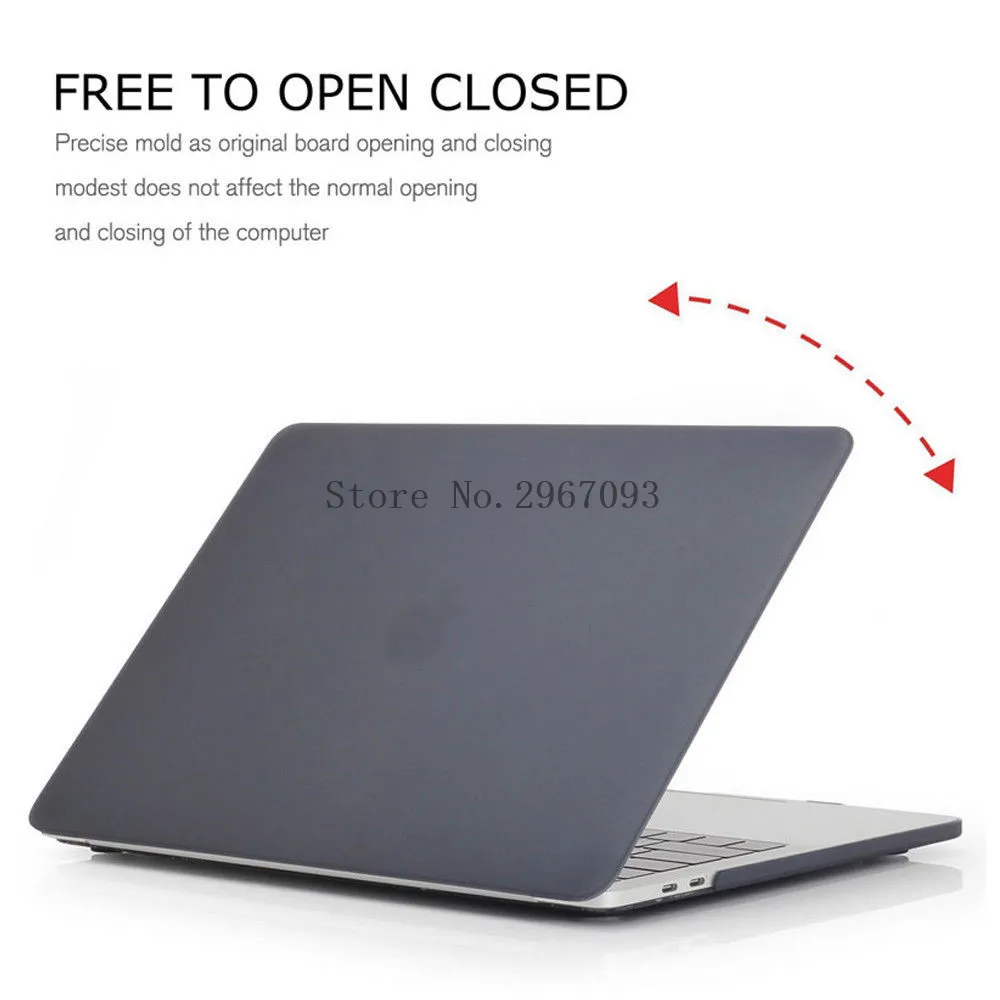 Новый модный матовый чехол для ноутбука pro retina 12 13 15 протектор mac book защитный macbook