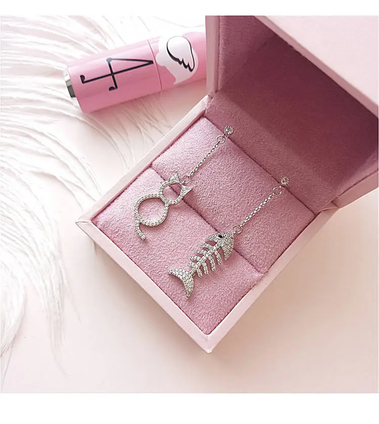 

Hot Sale Trendy Fish and cat Earrings for Women sweet Korean Fashion Jewelry Brincos