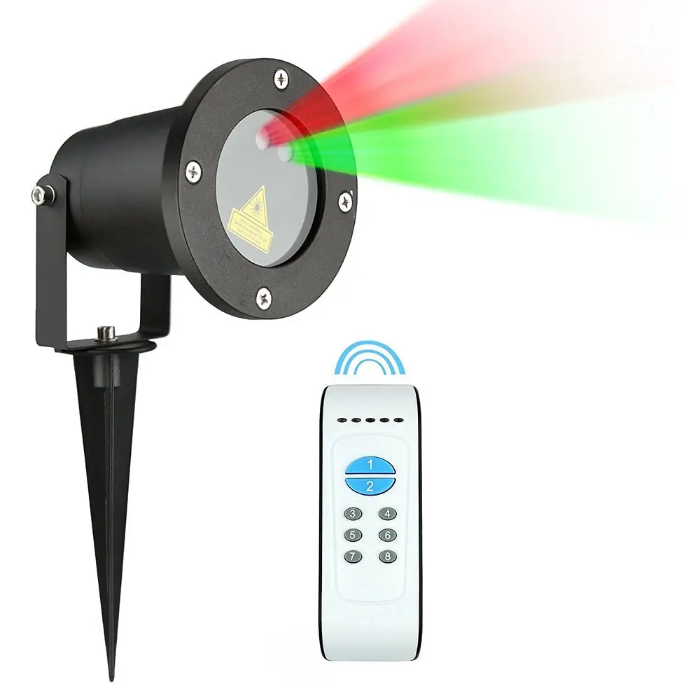 

Laser Garden Light, Projection Christmas Light IP65 Waterproof Landscape Light with IR Wireless Remote