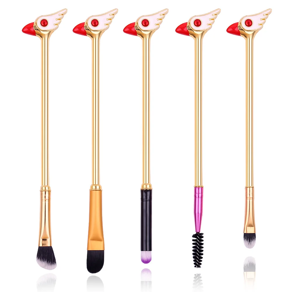 Cardcaptor Sakura Makeup Brushes Cosmetic Tool Beauty Makeup Brushes Eyeshadow Eyelashes Blending Brush Portable Make Up Brush