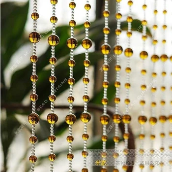 

Free shipping 5 strings can be customized Circular crystal glass bead curtain