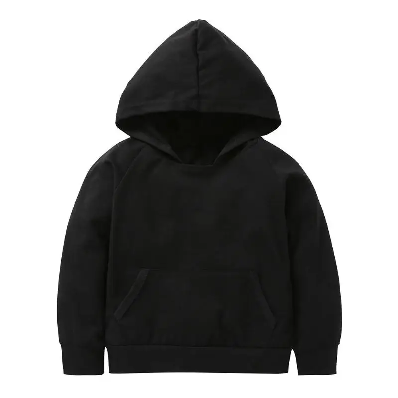 

2018 spring autumn baby Boys Girls Sweatshirts Clothes Solid Color child sports long-sleeved shirt kid girl Hoodies Cotton tops