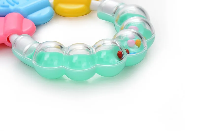 3 цвета ожерелье силикон Прорезыватель с погремушка-грызунок игрушки Прорезыватель для зубов Уход за ребенком безопасный Acessorios Детские Прорезыватели подарок малышу
