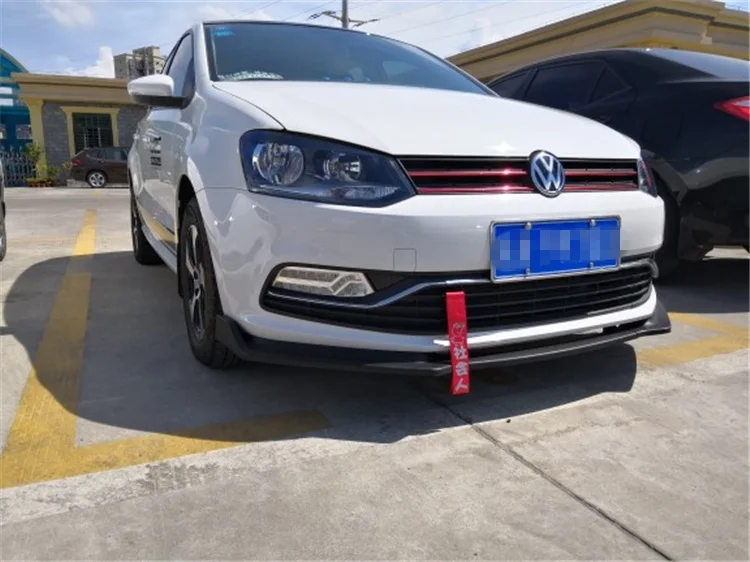 Для Volkswagen polo Body kit спойлер- для поло ABS задний спойлер передний бампер диффузор защитные бамперы