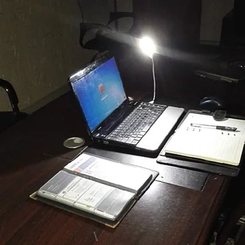 

2018 Mini USB Night light Portable White Lamp 8 LED Book lights 5V For PC Laptops Notebook Computer Mobile Power Camping lamp