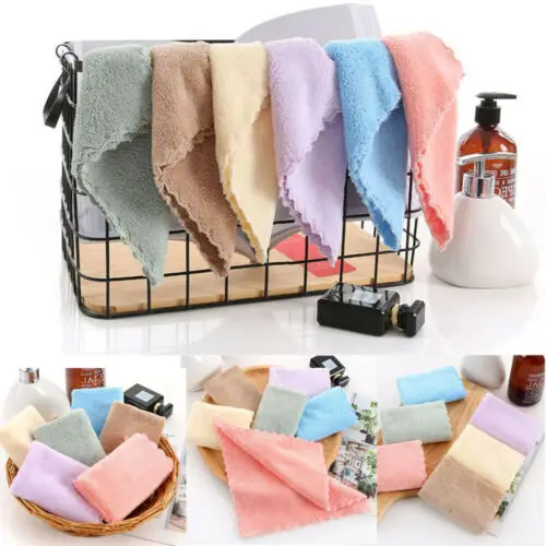 

Soothing Microfiber Face Towel Cleaning Wash Cloth Hand Square Fast Dry Towel