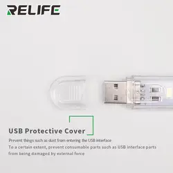 RL-805 открытый мини USB Светодиодный прожектор Бесплатная Гибка настольная лампа ремонт стенда классное освещение для восстановления