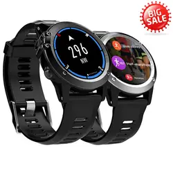 3g smartwatch H1 Android 4,4 MTK6572 Водонепроницаемый 1,39 дюймов Wi-Fi gps SIM для iPhone Smartwatch Для мужчин Носимых устройств против H2 GW11