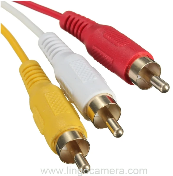 1080P 5 футов 1 м HD мультимедийный интерфейс папа до 3 RCA кабель видео аудио HDTV VGA AV