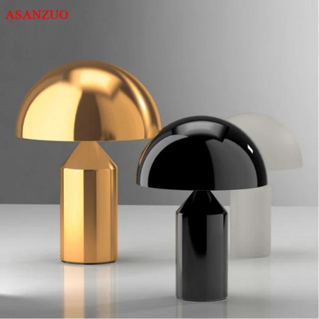 Black White Gold Table Lamp Creative Mushroom For Bedroom Black White Gold Table Lamp Creative Mushroom For Bedroom Study Living Room Decoration Desk