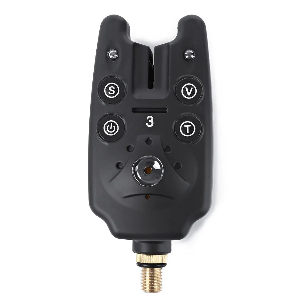 Buy JY 19 SW LED Light Wireless Fishing Alarm Set 4 Bite Alerters 1 Receiver 4 Fish Swingers Fish Bite Alarm Fishing Tool