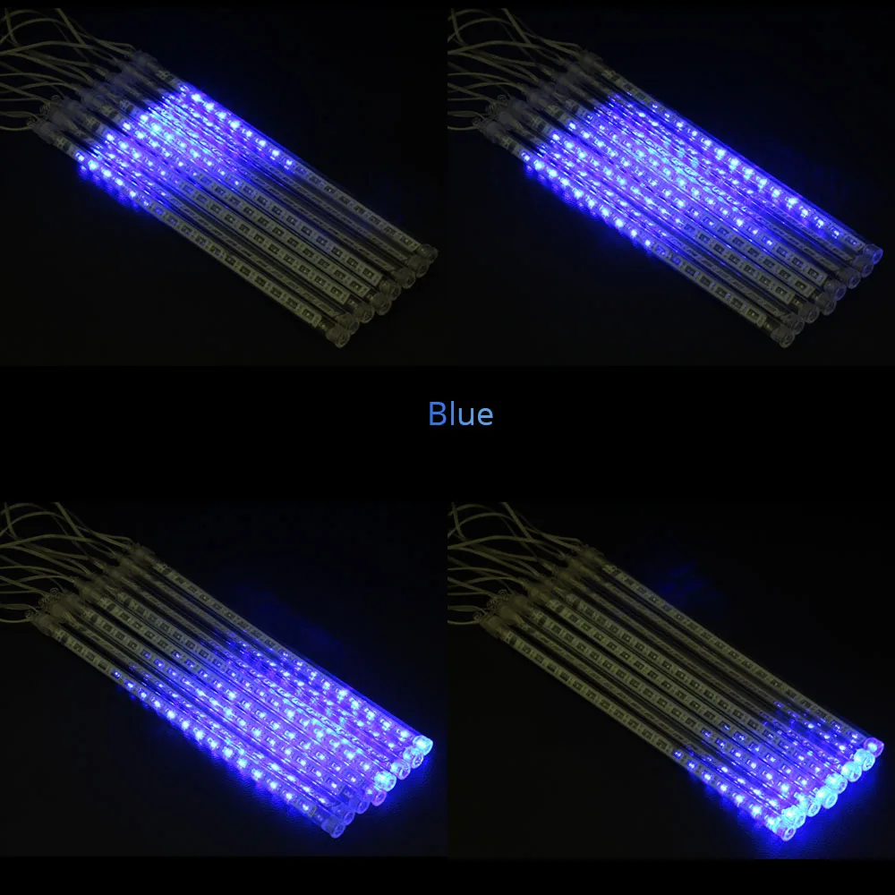 50 см 8 шт. светодиодный фея и Водонепроницаемый открытый трубки Метеоритный дождь Дождь Свет пробки для Открытый Сад света светодиодный