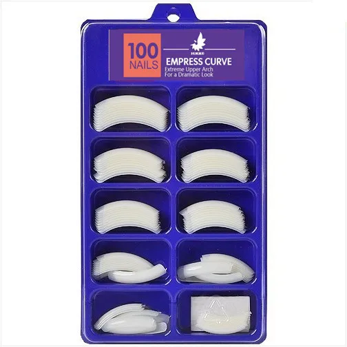 

100 White Color Long Salon False Fake Nail Art Acrylic Tips DIY Make Up Tool Free Shipping