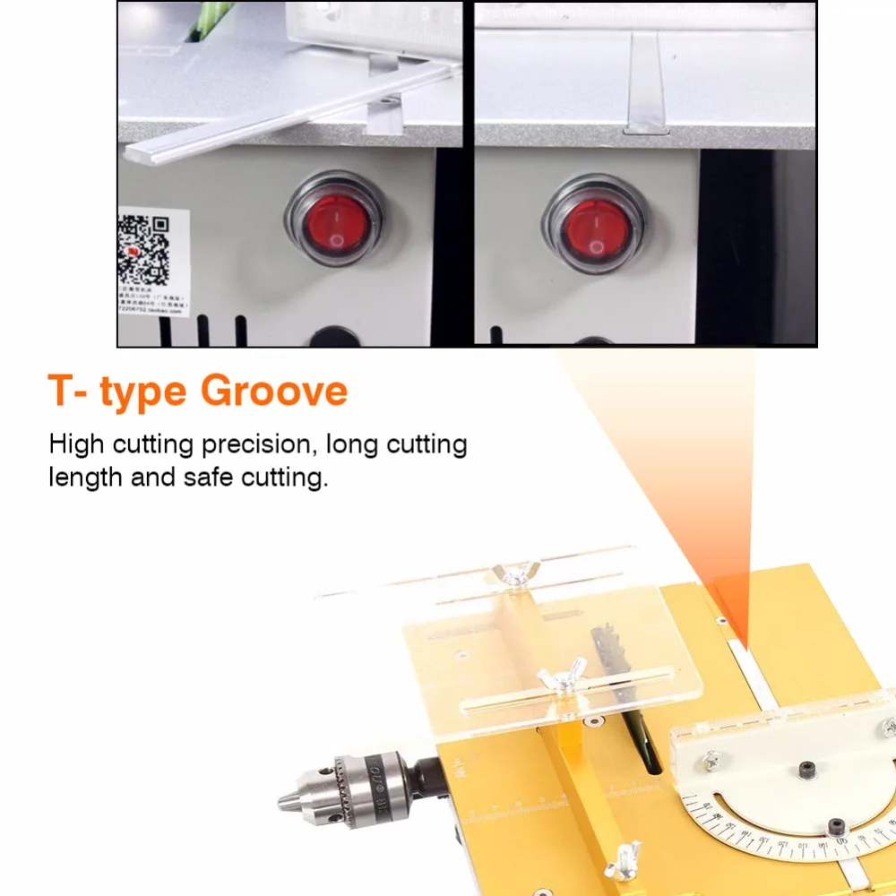 Portable Table Saw High Precision 7000RPM Metal/Acrylic Cutting Polish Machine DIY Precision Carpentry Chainsaw 110V US Plug Portable Table Saw High Precision 7000RPM Metal/Acrylic Cutting Polish Machine DIY Precision Carpentry Chainsaw 110V US Plug