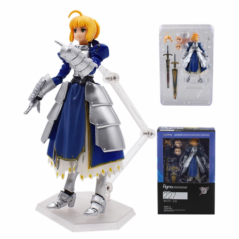 

15cm Fate Stay Night Saber Armor PVC Action Figure Toys FATE The Holy Grail War Anime Cartoon Collection Model Toy For Kids