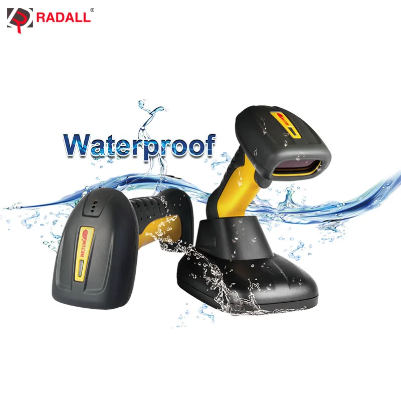RADALL Handheld Wireless Bluetooth Barcode Scanner portable Waterproof IP67 2d film Scanner Easy Charging QR Code Reader RD-1203 RADALL Handheld Wireless Bluetooth Barcode Scanner portable Waterproof IP67 2d film Scanner Easy Charging QR Code Reader RD-1203