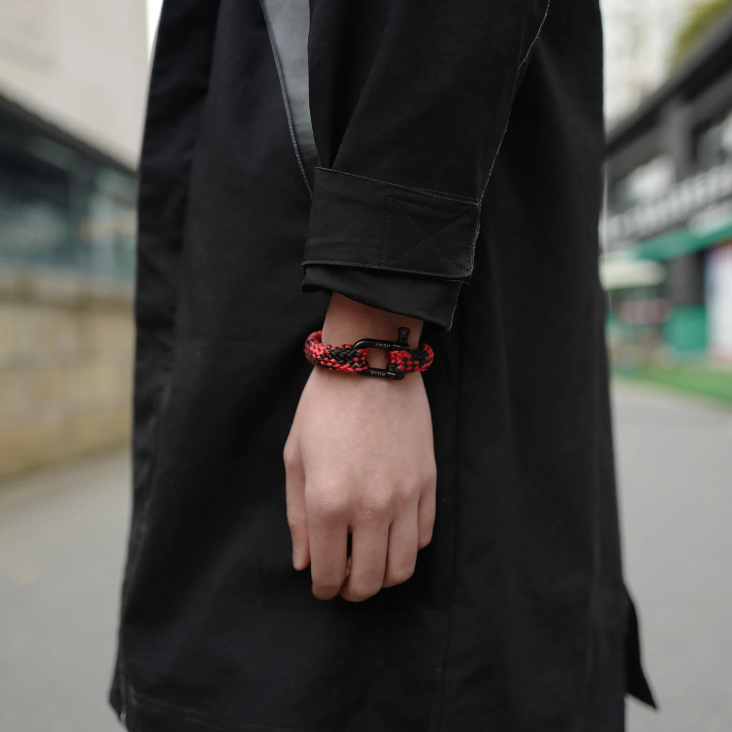 بحري مضفر سوار DIY يدوية الصنع العسكرية سوار Paracord المظلة الحبل شريط للرسغ معصمه مع D-تكبل BRT-N505