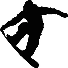 

Motorcycle sticker car styling Snowboarding Snowboarder Jump Sticker for Car Window Vinyl Decal Extreme Sports Snow Trick Board