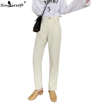 

Vintage Chic Boyfriends Harem Jeans Women Plus Size Elastic High Waist Cool Denim Pant Trousers Chic Mom Loose Jean Pants Retro