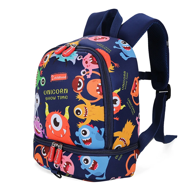 Best Kids Backpack 3D Anti lost Children School Bags for Girls Boys Cartoon Toddler Backpack Kindergarten Bags Gifts for Age 2 5