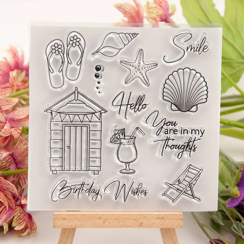 VYUTXA Hello Clear Stamps Scrapbook Paper Craft Clear stamp