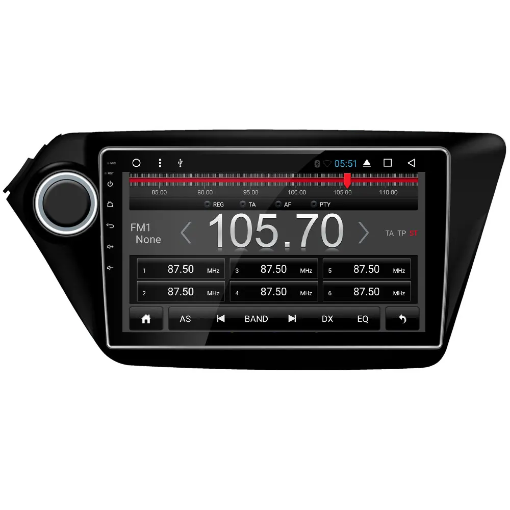 Excellent 9" IPS 4G DSP Carplay Android 8 Octa Core 4GB RAM 64GB ROM RDS Car DVD Player Radio Stereo GPS Glonass For Kia K2 Rio 2010-2014 2