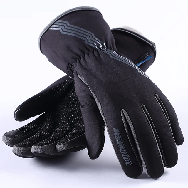 MASONTEX Waterproof Winter Motorcycle Gloves Cold Weather Windproof
