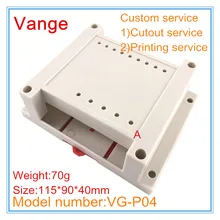 5 шт./партия экструдированные прессформы делая распределительный ящик 115*90*40 мм ABS пластиковые корпусы для устройств для направляющих аппаратов PCB