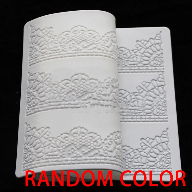 JX-LCLYL Flower Lace Mat Fondant Mold Wedding Cake Decorating Sugarcraft DIY Icing Mould