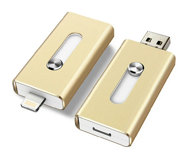 USB 3,0 карты памяти USB для iPhoneMobile Phone 3 в 1 Флэшка OTG USB Stick 128 Гб 64 ГБ 32 ГБ 16 ГБ