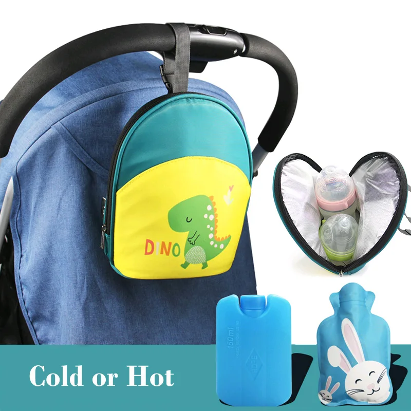 

Insulation Fresh-keeping Cold Storage Diaper Bags Baby Portable Stroller Organizer Mommy Carriage Hanging Bottle Storage Bags