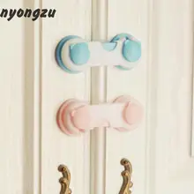 20psc/Лот Новые холодильники замок для шкафа замок пластик защита Детская безопасность предотвратить зажим ручной Многофункциональный замок безопасности