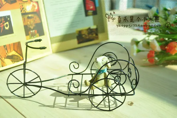 Wine rack creative home accessories wire ornaments crafts gifts pastoral style |