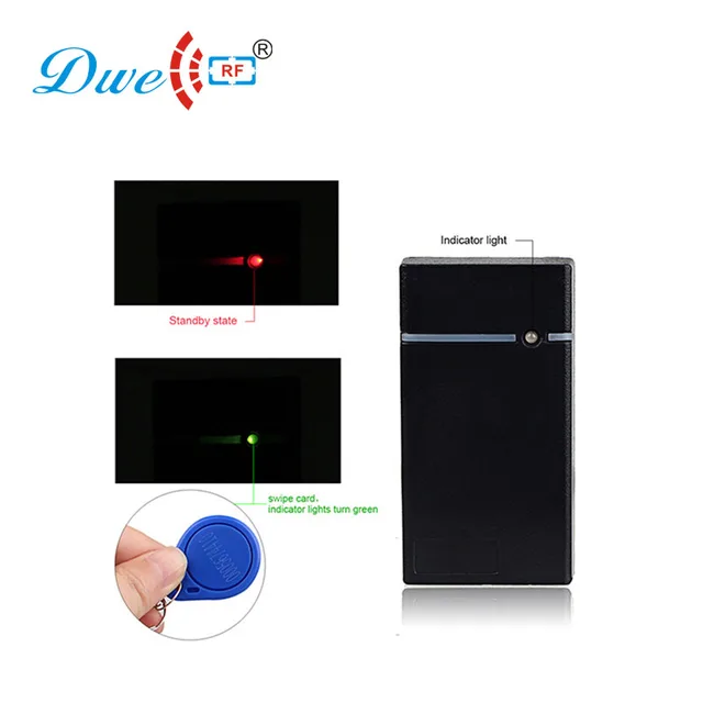 DWE CC RF Mini EM ID TK4100 Rfid Proximity Card Reader 125khz 13.56mhz MF Wiegand RS232 Scanner Waterproof  IP65 D201