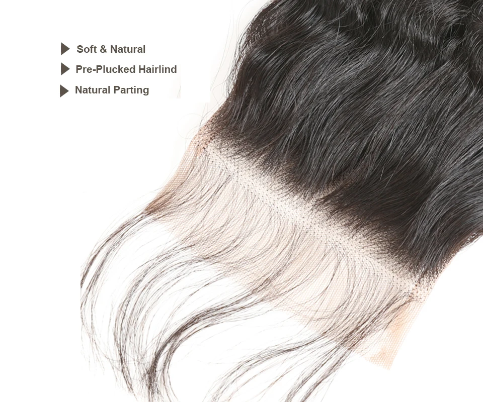 Али queen hair 10 шт./лот бразильские волосы Кружева Закрытие глубокая волна 4x4 девственные человеческие волосы застежка /средняя часть с детскими волосами