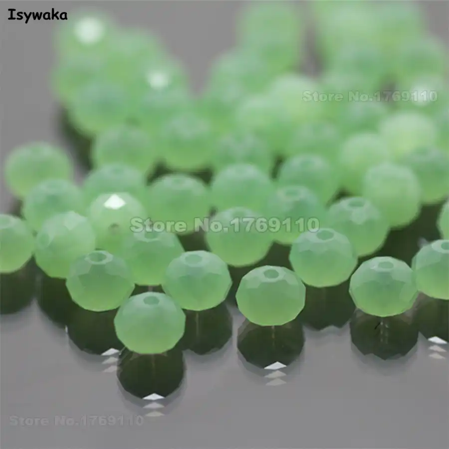Австрийские граненые стеклянные бусины Isywaka 4*6 мм 50 шт.|beads jewelry making|crystal glass beadsround