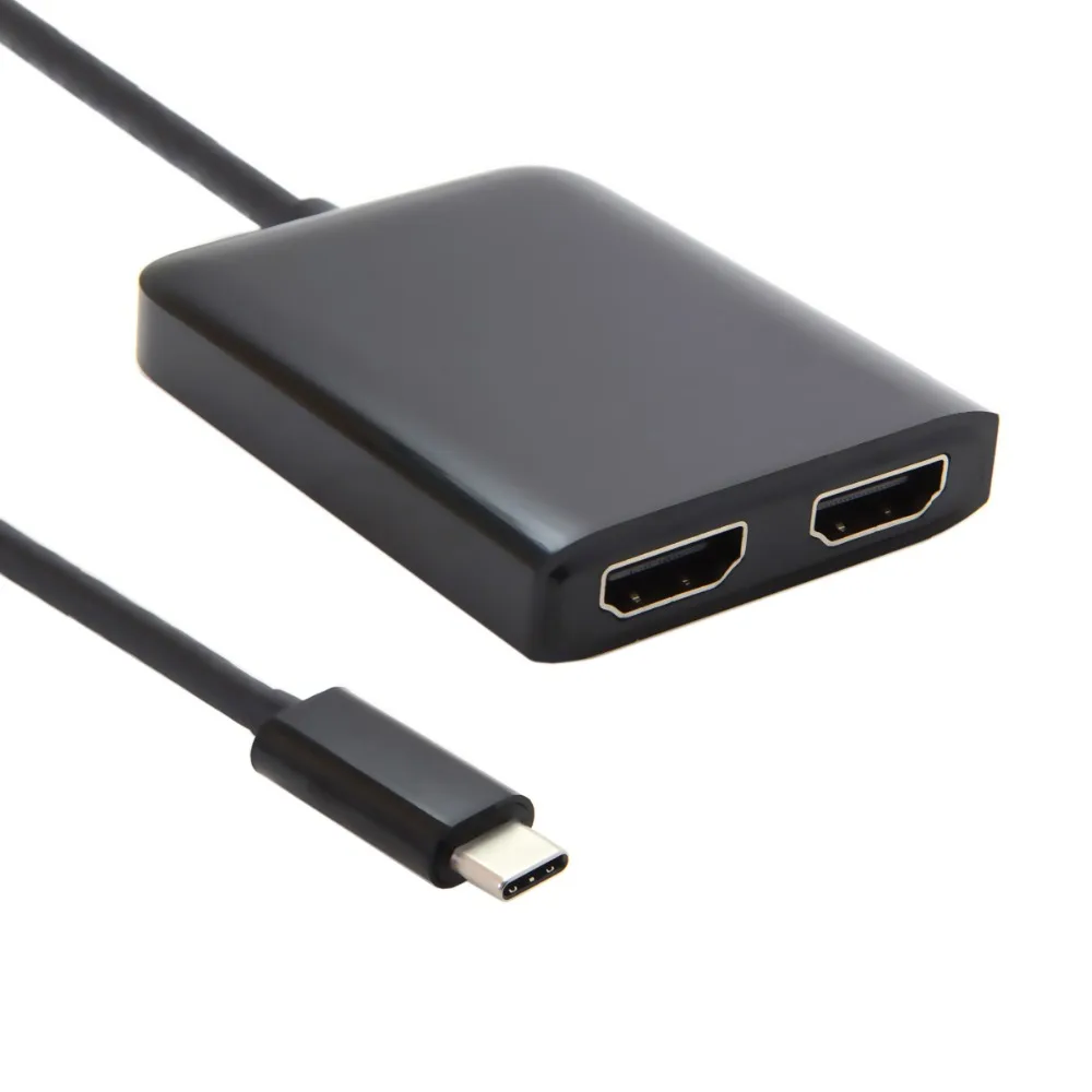 2 в 1 конвертер USB-C USB 3,1 Тип C двойной HDMI 4 К к 30 Гц адаптер для ноутбука и Macbook и монитор HDTV