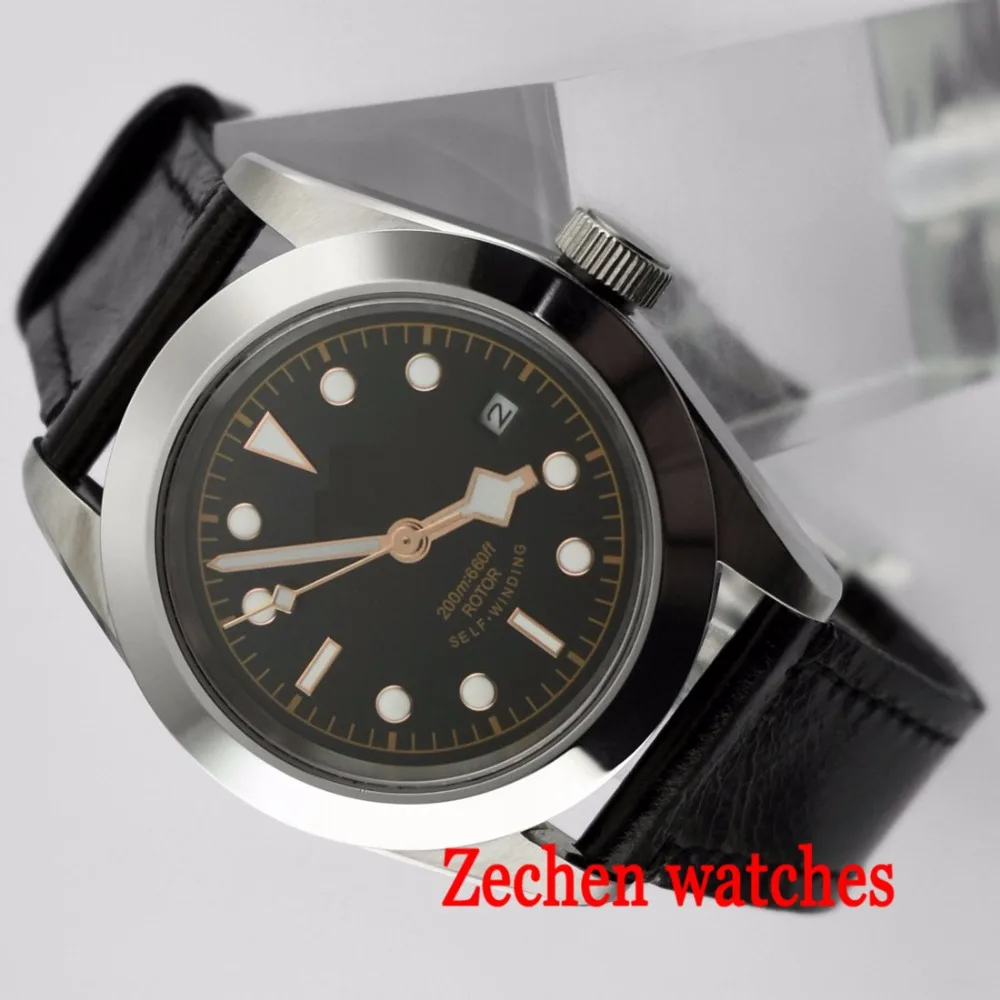 

41mm Corgeut Men's Watch Automatic Mechanical Watch Luminous Waterproof Calendar Watch