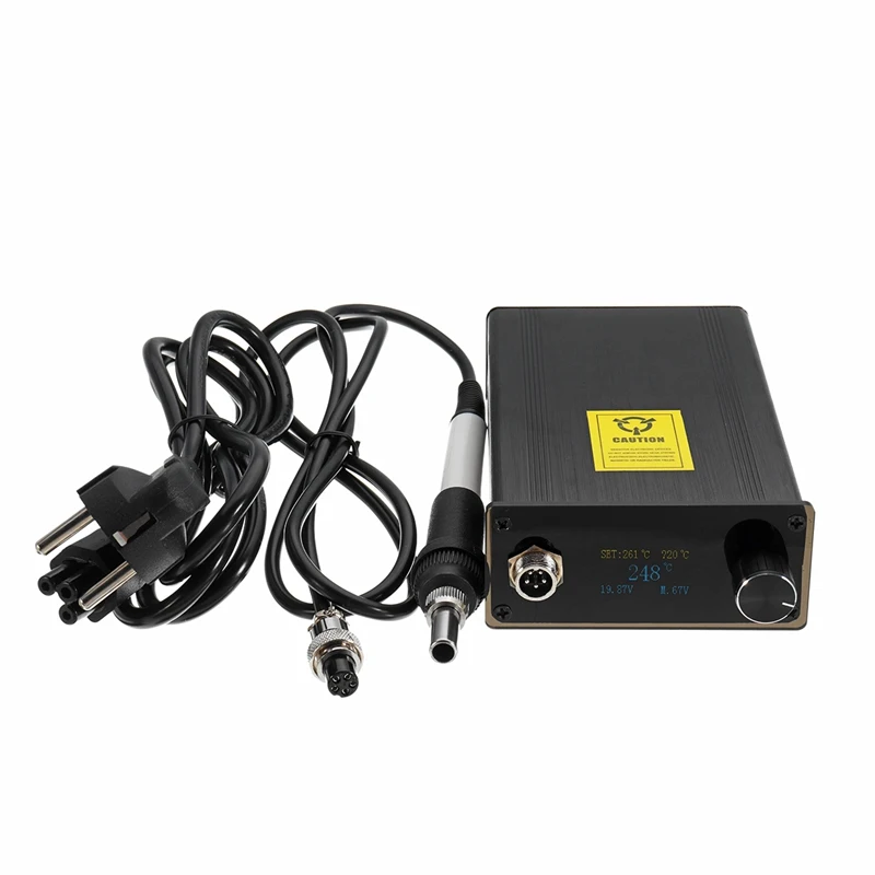 

New AC 220V Digital Soldering Iron Station Welding Solder Temperature Controller 72W With EU Plug + T12 Handle + T12-K Tip