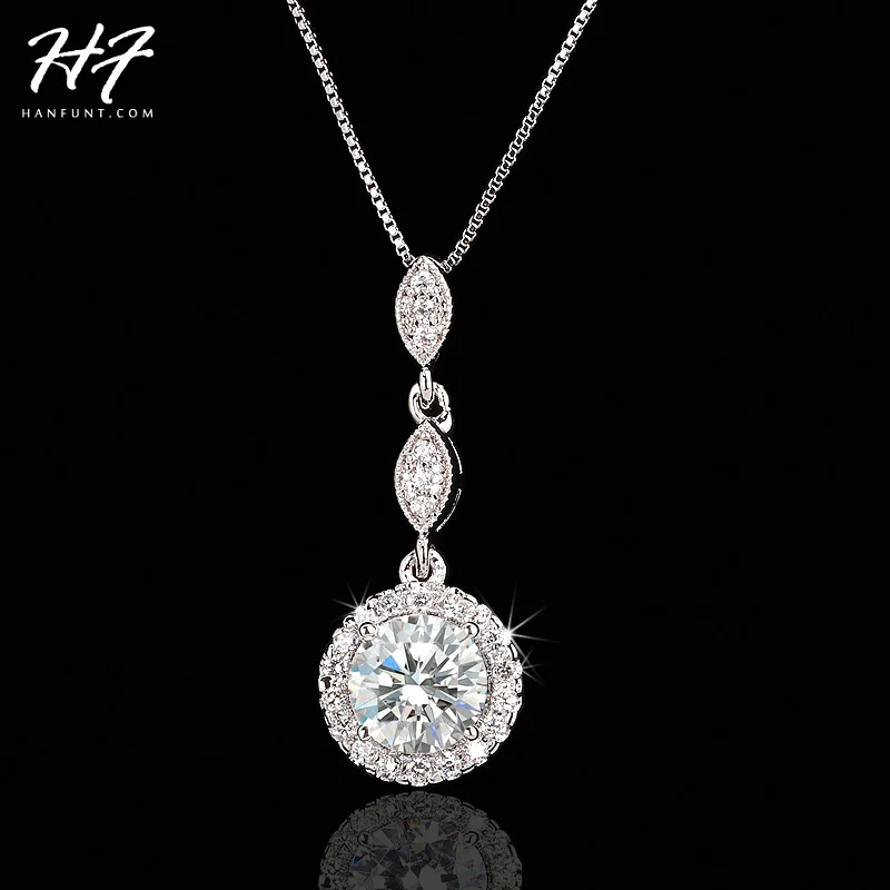 

Top Quality N429 CZ Crystal Sliver Color Fashion Pendant Jewelry Made with Austria Crystal Elements HotSale