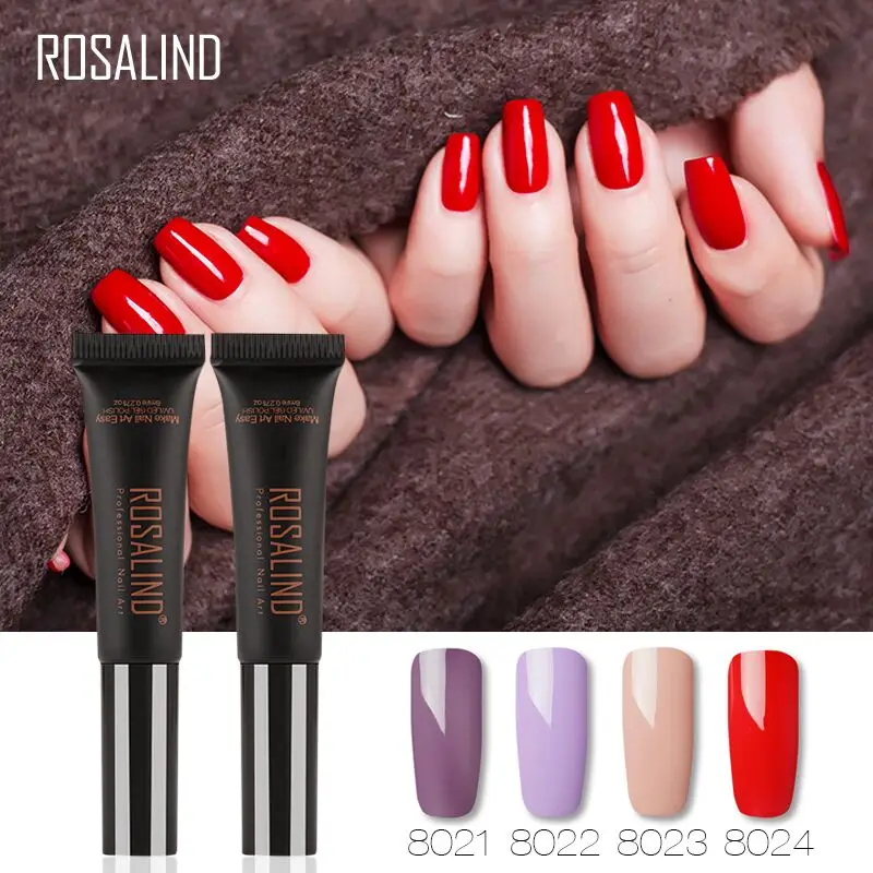 

ROSALIND Gel 1S New Arrival Dawdler Gel Nail Polish 8ML 8001-8030 Soak Off Gel Varnish UV LED Semi Permanent Gel Lacquer