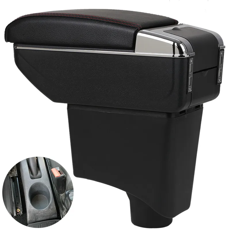 

For Renault Sandero Armrest Box Sandero1-2 Universal Car Central Armrest Storage Box cup holder ashtray modification accessories