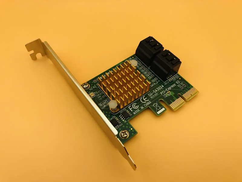 Добавить на карты контроллер sata 3/адаптер pci e 3 express к мультипликатор sata3 e/PCIE 4 порта