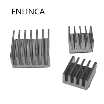 

3pcs/lot for Raspberry Pi 2 B Heatsink Cooler Pure Aluminum Heat Sink Set Kit Radiator with Adhesive