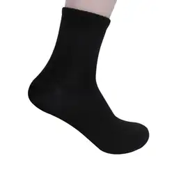 Высокое качество Мужские Бизнес хлопковые носки Повседневное серый черный, белый цвет носки Повседневное носки до лодыжки Harajuku Сокс