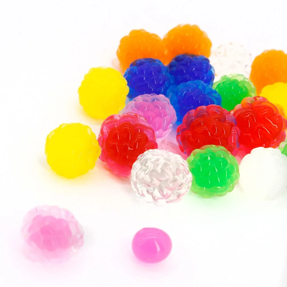 50pcs/25pcs 10 12mm Pearl Shaped Soft Crystal Soil Grow Magic Ball