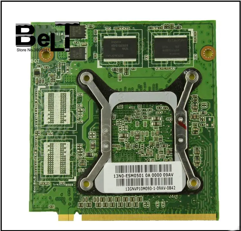 Vag-placa de Vídeo para Computador Portátil Asus K50ab K51 ab K70ab X70ab K70af X70af X66ic Hd4570 hd 4570 512mb Placa-mãe para notebook - Imagem 2